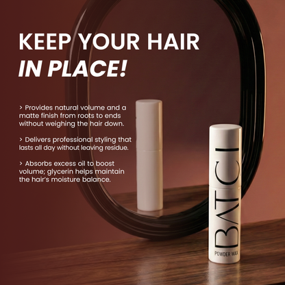 Pó para estilizar cabelo BATCI® - Alto volume e fixação forte