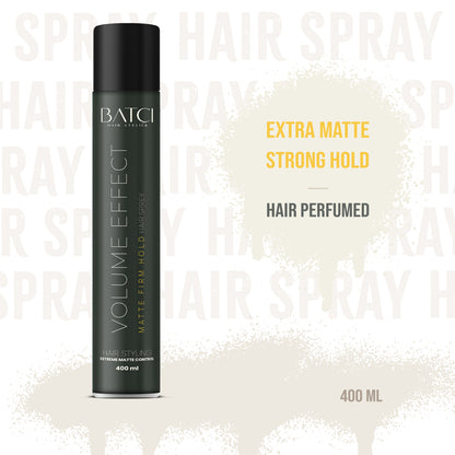 BATCI® Volume Effect Matte Strong Hold Hair Spray 400 ML