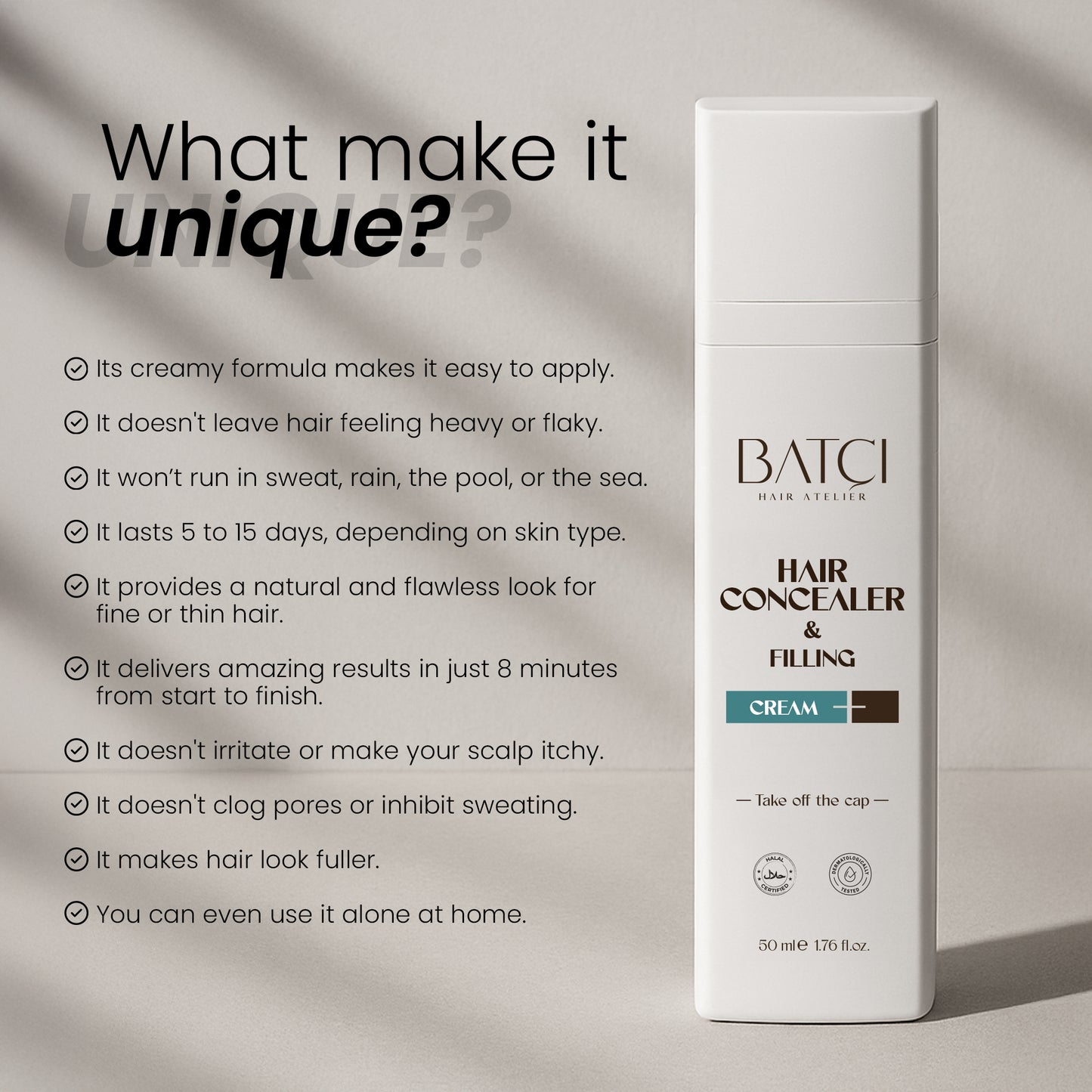 BATCI® Crema correctora voluminizadora para el cabello 50 ml