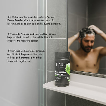 BATCI® Anti Dandruff Purifying Scalp Cleansing and Refreshing Powder Hair Scrub 50g