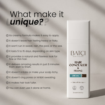 BATCI® Bundle Set - 1x Hair Concealer & Shampoo