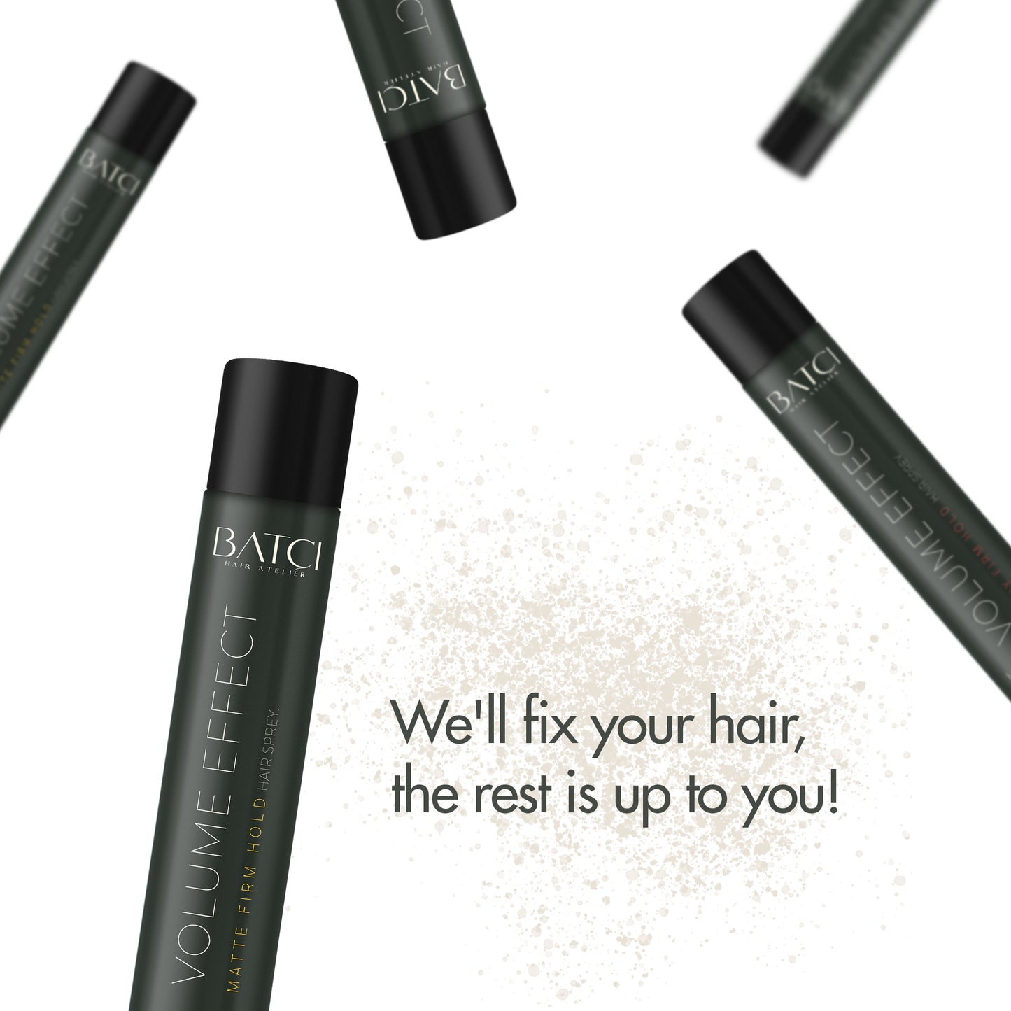 BATCI® Volume Effect Matte Strong Hold Hair Spray 400 ML