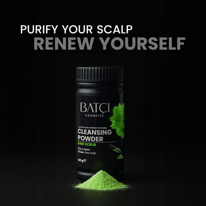 BATCI® Anti Dandruff Purifying Scalp Cleansing and Refreshing Powder Hair Scrub 50g