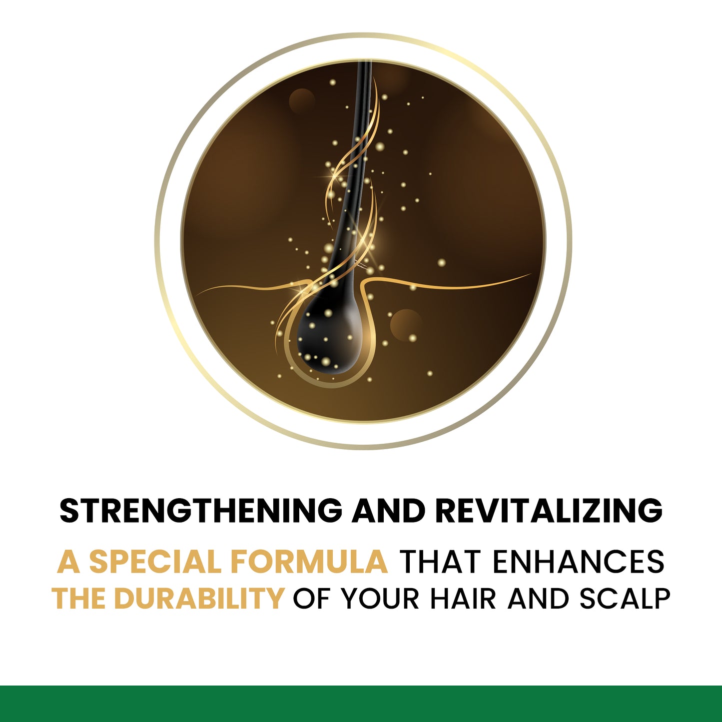 Champú anticaída BATCI® Fórmula nutritiva con extracto de té matcha 500 ml