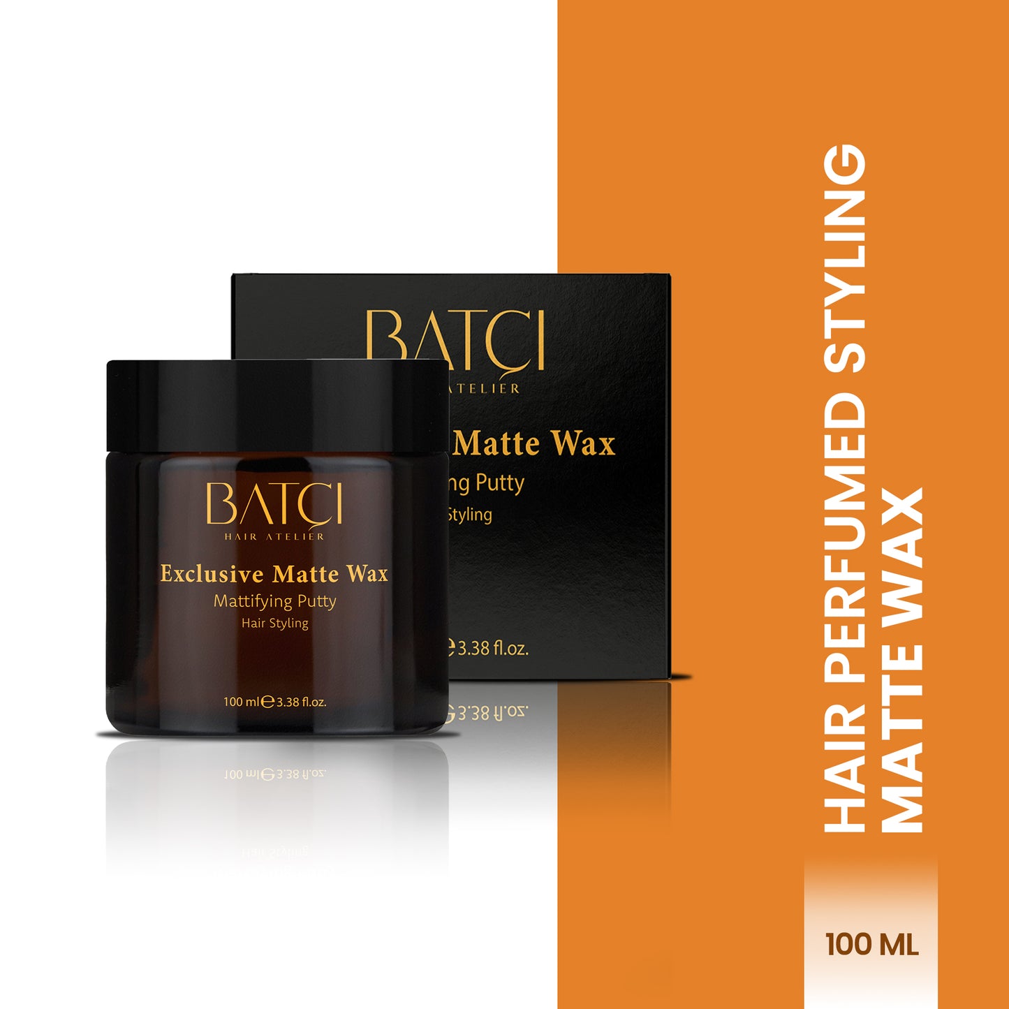 Cera para cabello mate BATCI® - Fijación ultraduradera y duradera 100 ml