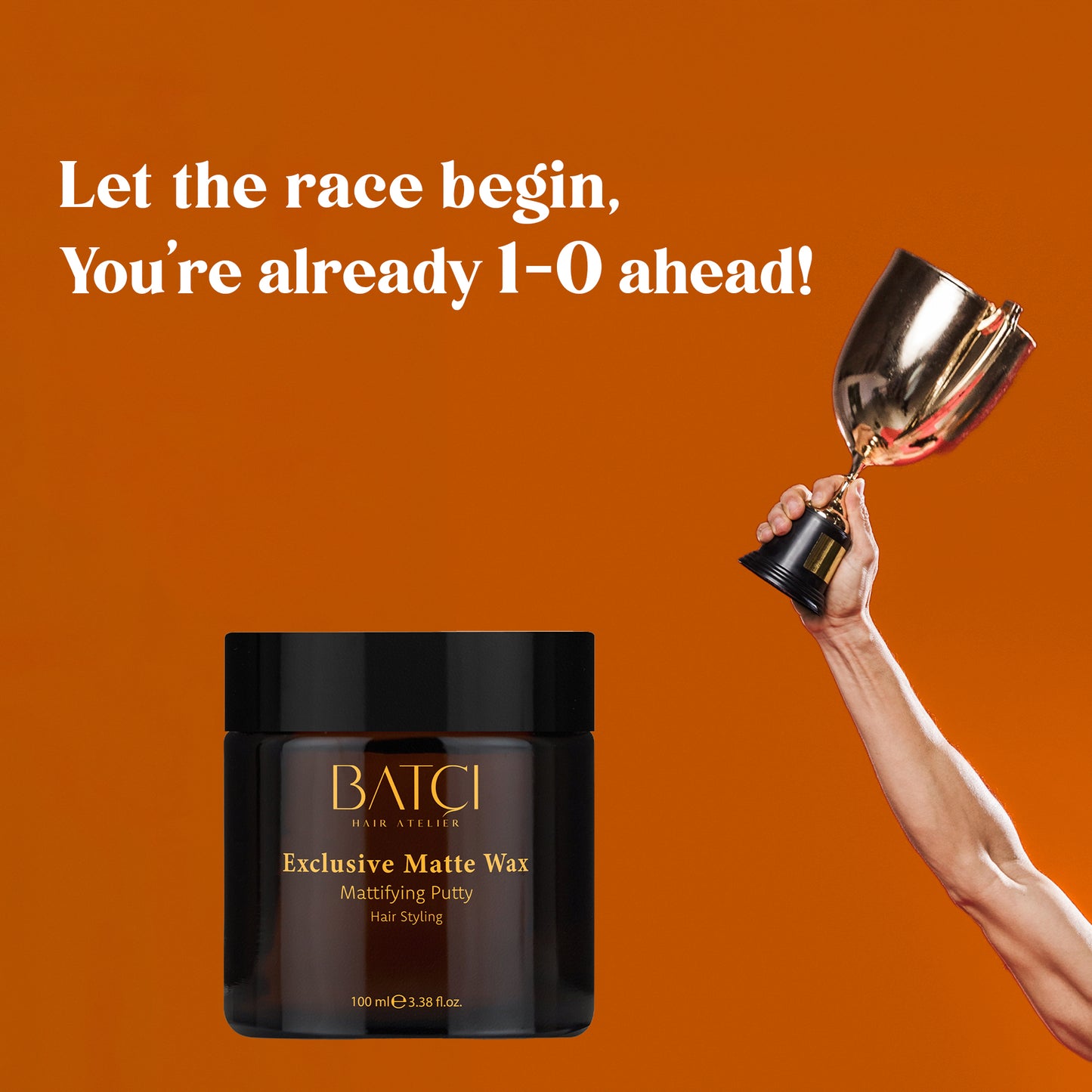 Cera para cabello mate BATCI® - Fijación ultraduradera y duradera 100 ml